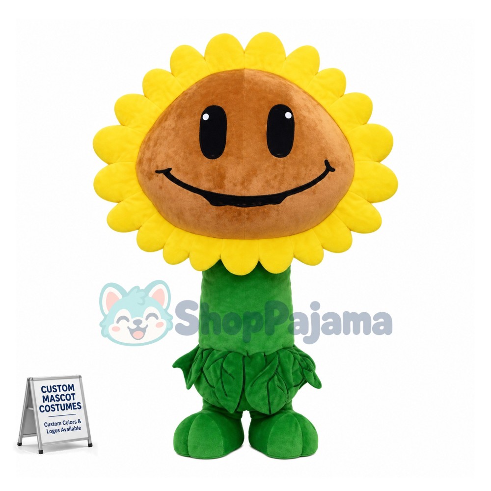 Deluxe Cartoon Sunflower Mascot Costume	