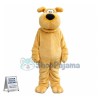Adult Plush Yellow Dog Mascot Cartoon Costume	