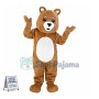 Baby Light Brown Bear Mascot Costume	 