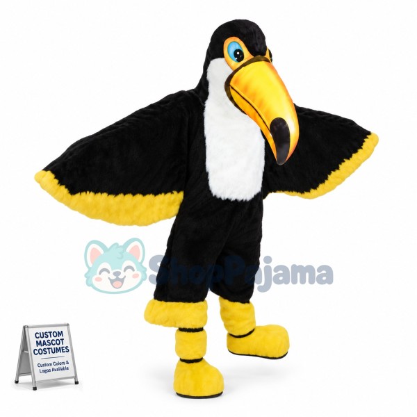 Toucan Teddy Mascot Costume	 