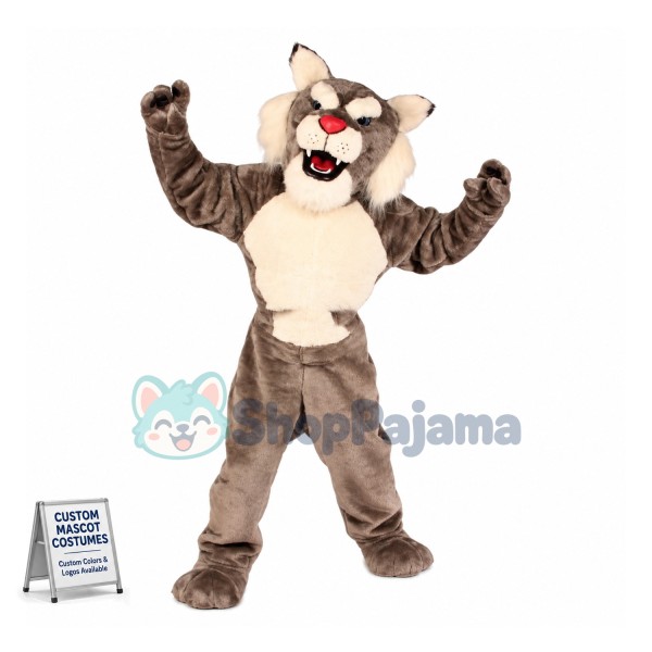 Power Wildcat High School Mascot Costume	 