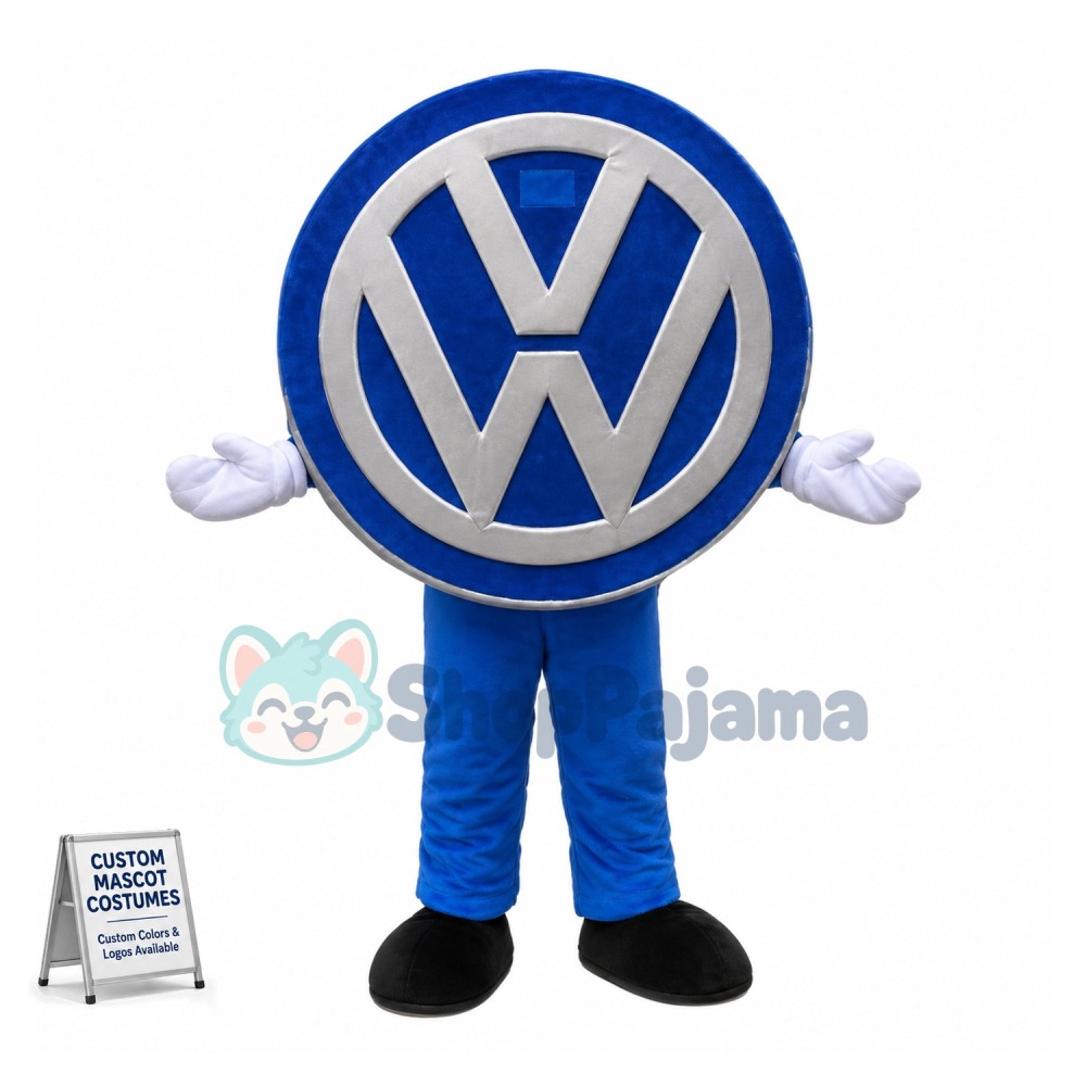 Deluxe Volkswagen Logo Mascot Costume	