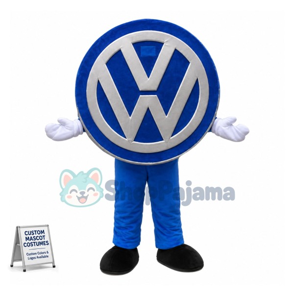 Deluxe Volkswagen Logo Mascot Costume	