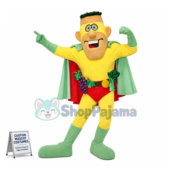 Captain 5 A Day Mascot Costume 