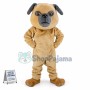 Ugly Pug Dog Mascot Costume  