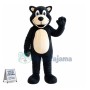 Adult Cartoon Black Bear Mascot Costume  