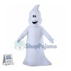 Halloween White Ghost Mascot Costume 