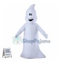 Halloween White Ghost Mascot Costume 
