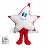Deluxe Cartoon Starfish Mascot Costume 