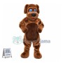 Loyal Brown Dog Mascot Costume 
