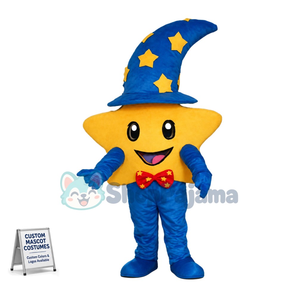 Halloween Witch Star Mascot Costume 