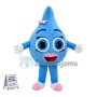 Water Drop Girl Mascot Costume 
