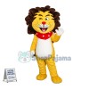 Lovely Cartoon Yellow Lion Mascot Costume 