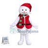 Christmas Snowman Mascot Costume 