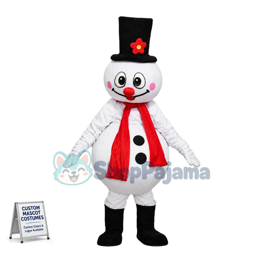 Frosty the Snowman Mascot Costume 
