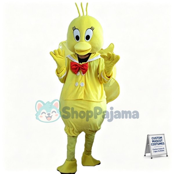 Sailor Yellow Turkey Mascot Costume 