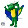 Green Dragon Mascot Costume 