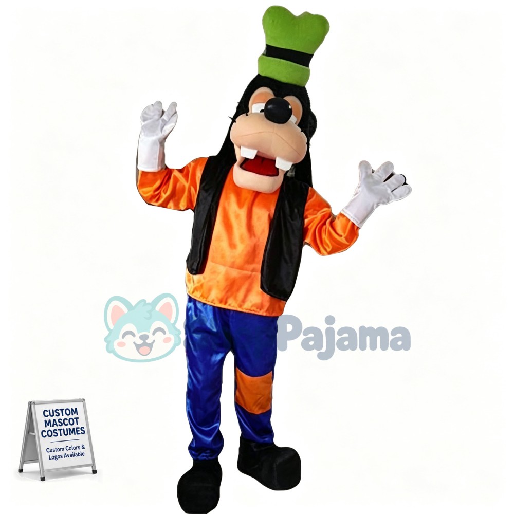 Incompetent Goofy the Dog Mascot Costume 