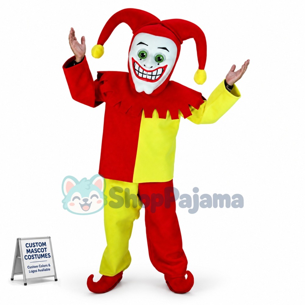 Court Jester Mascot Costume 