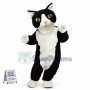 Almost Real Tuxedo Cat Mascot Costume