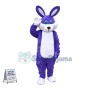 Purple Rabbit Mascot Costume For Adult