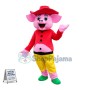Happy Lightweight Pink Pig Mascot Costume Fancy Dress Costume 