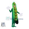 Adult Size Peas Pod Mascot Costume For Halloween Party	