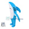 Blue Shark Mascot Costume For Adult	