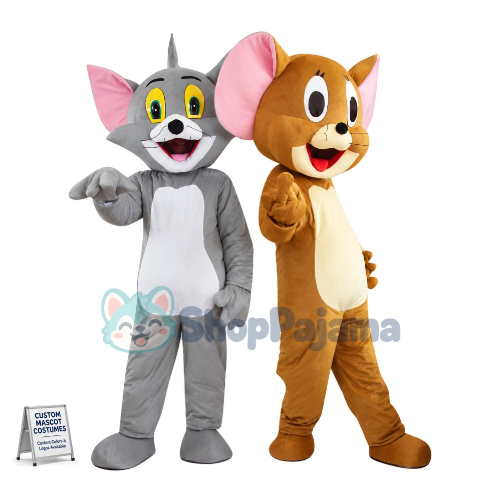 Lovely Tom and Jerry Mascot Costume 