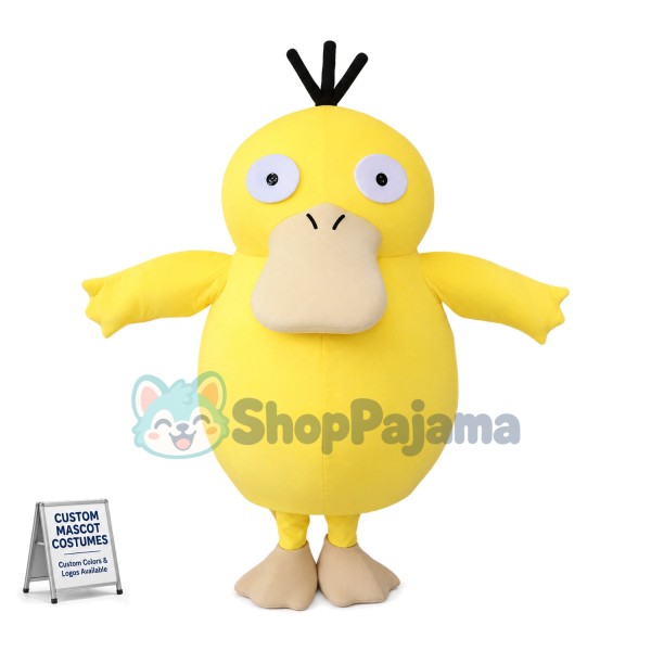 Stupid Psyduck Mascot Costume 