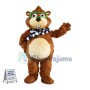 Furry brown Gophers mascot costume