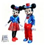 American Mickey Mouse & Minnie Mouse Mascot Costume	