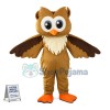 Flying Brown Owl Mascot Costume 