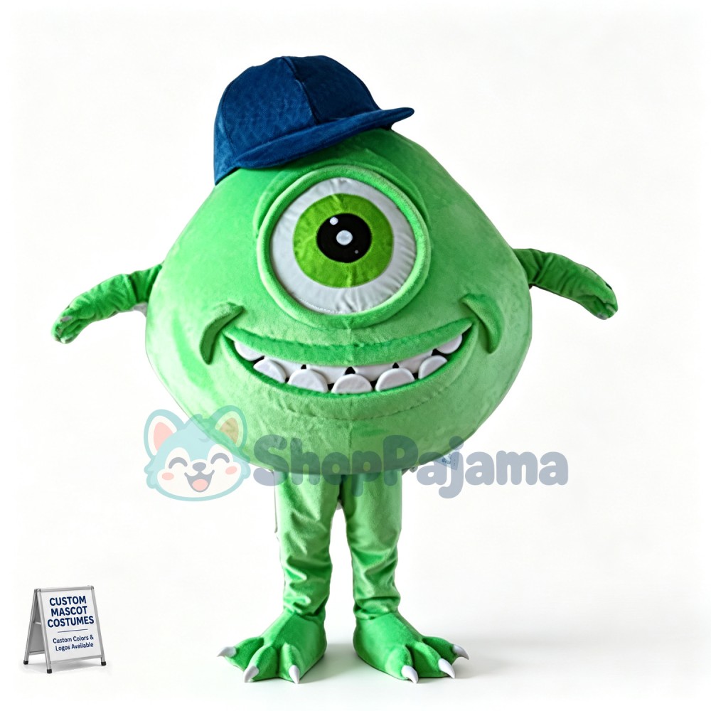 Monsters University Mike Wazowski Mascot Costume 