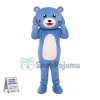 Blue Teddy Bear Mascot Costume 