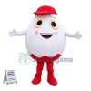 Surprise Egg Man In Red Hat Mascot Costume 