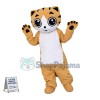 Golden Kitten Mascot Adult Costume 