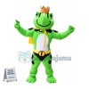 Superhero Frog Prince Mascot Costume	