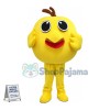 Round Cartoon Yellow Bird Mascot Costume 