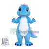 Cute Baby Blue Dragon Mascot Costume 