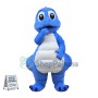 Cute Baby Blue Dragon Mascot Costume 