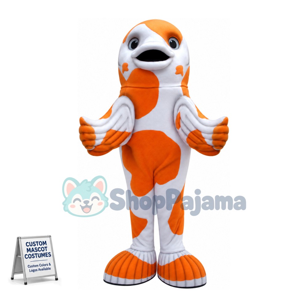 America Koi Fish Mascot Costume 