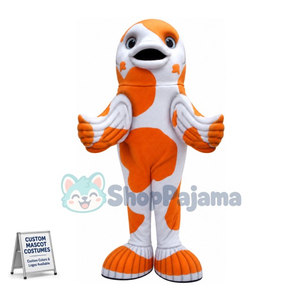 America Koi Fish Mascot Costume 