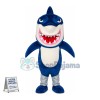 Ferocious Blue Shark Mascot Costume 