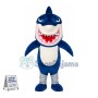 Ferocious Blue Shark Mascot Costume 