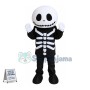 Skeleton Man Mascot Costume For Halloween Party
