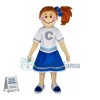 Cheerleader Mascot Costume 