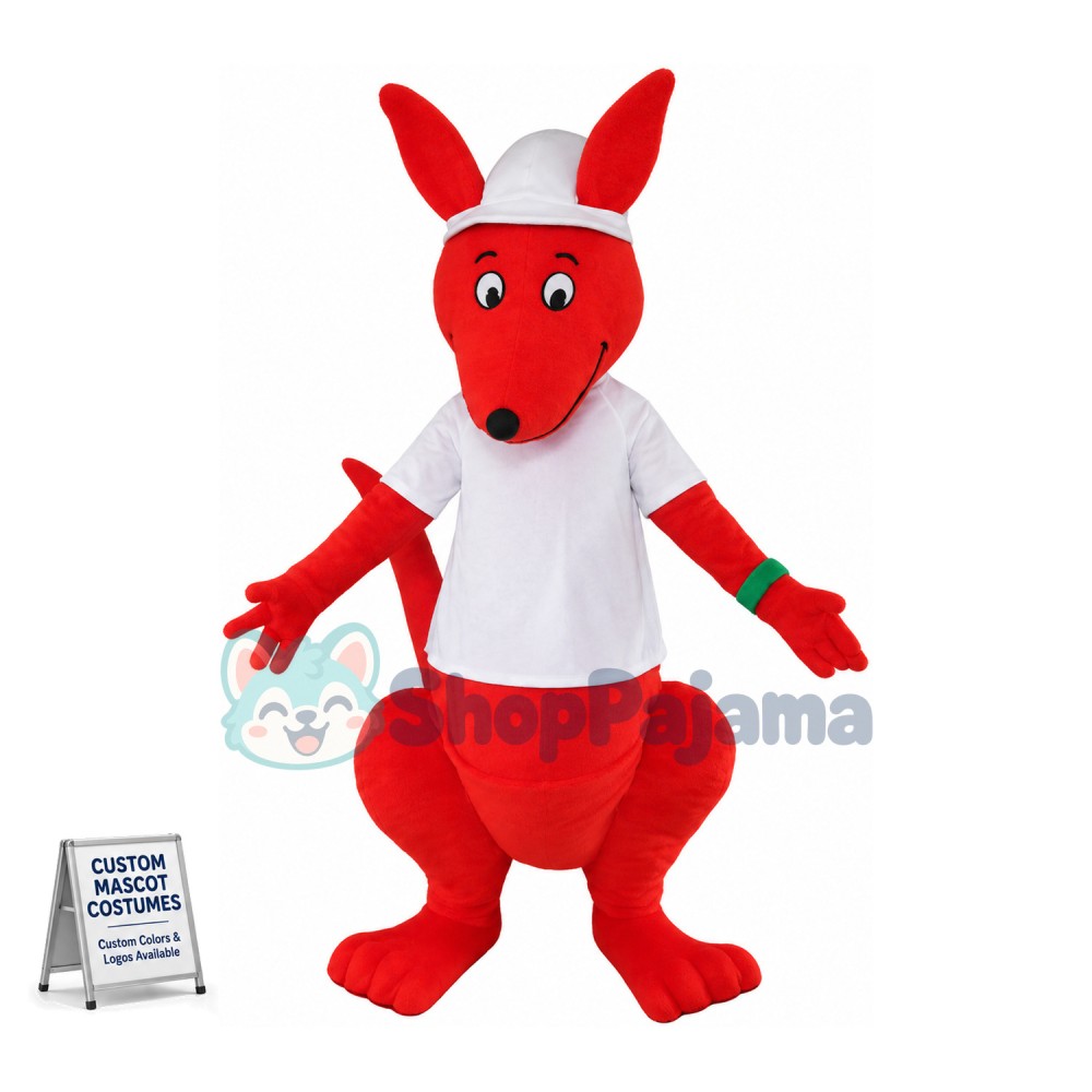 Baby Red Kangaroo Mascot Costume 