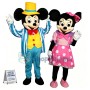 2nd Version Of Mickey Mouse & Minnie Mouse Mascot Costume	