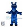 Blue Horse Mascot Costume	